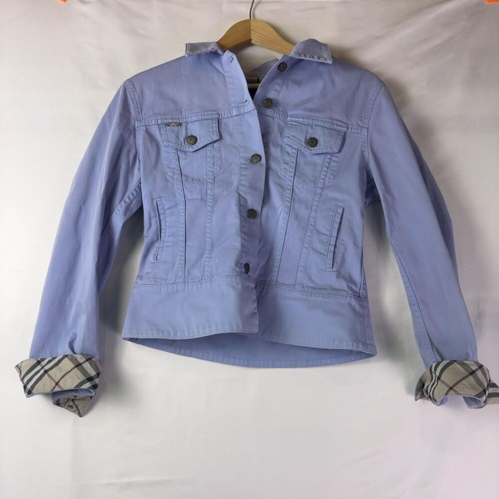 Burberry Light Lavender Jean Jacket